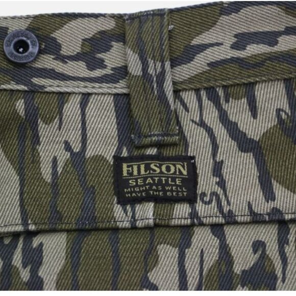Filson W40 L34 Rugged Twill Utility Pants Men's Mossy Oak Water Repel Waxed New - Picture 9 of 15
